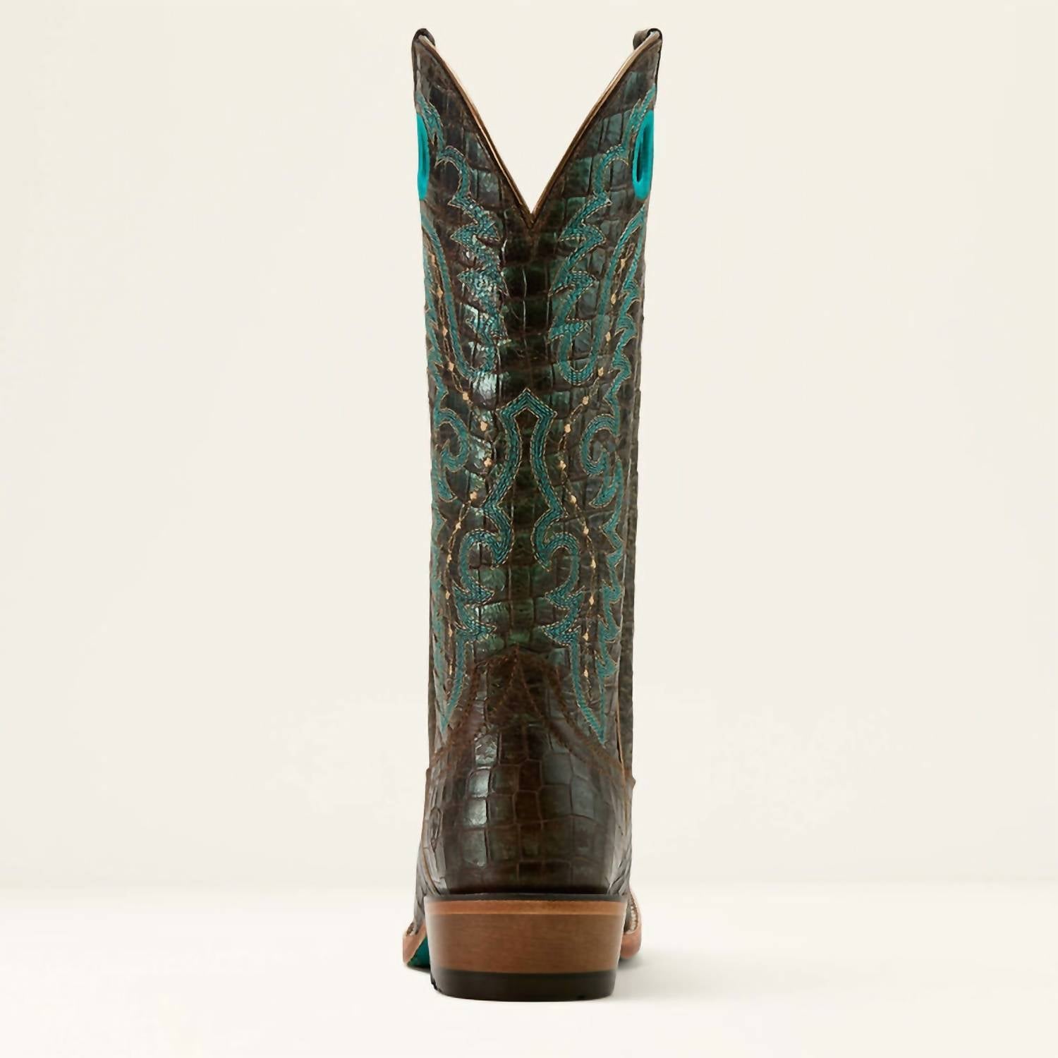 Ariat - Women's Futurity Croc Print Boot - ankle - boots - booties - brown