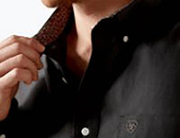Ariat - Wrinkle Free Solid Pinpoint Shirt