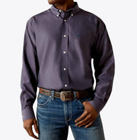 Ariat - Wrinkle Free Solid Pinpoint Shirt
