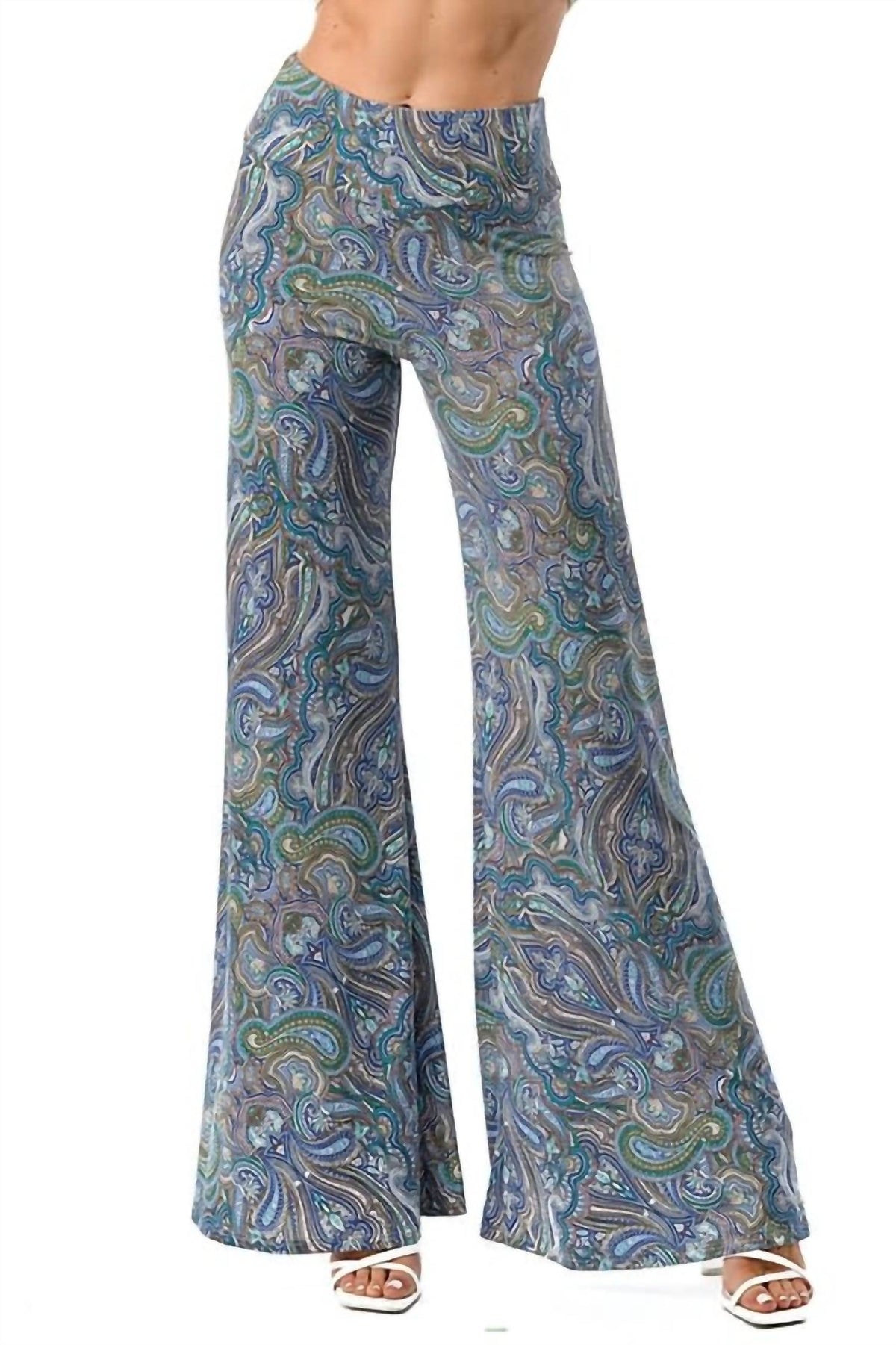 Ariella - Payton Paisley Plazzo Pant