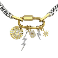 Artizan Joyeria - Women's Anne Charm Necklace - gold - goldtone - jewelry