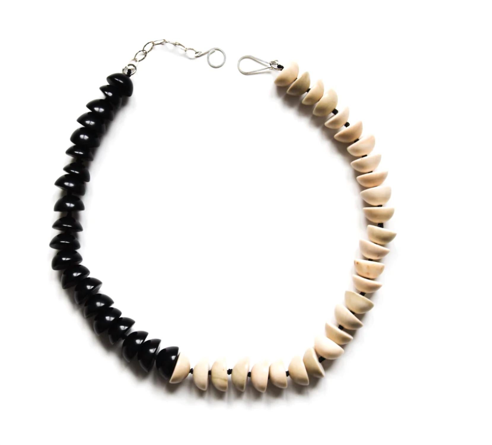 Artyfactos - Women's Luna Necklace - black - jewelry - necklaces
