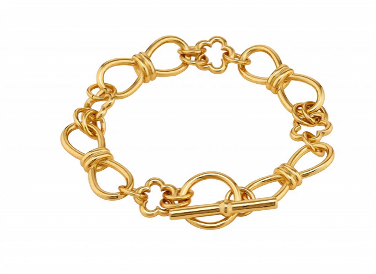 Asha - Flower Toggle Bracelet