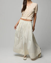 Asher - Kate Poplin Pleated Skirt