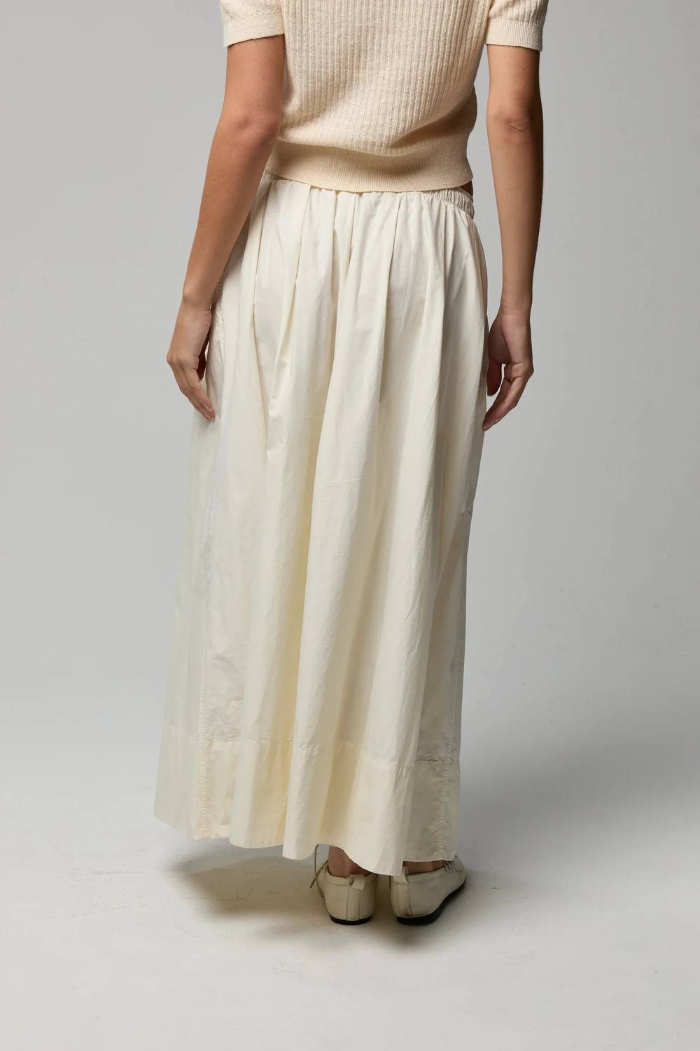 Asher - Kate Poplin Pleated Skirt