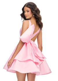 Ashleylauren - Inverted Back Bow Mini Dress
