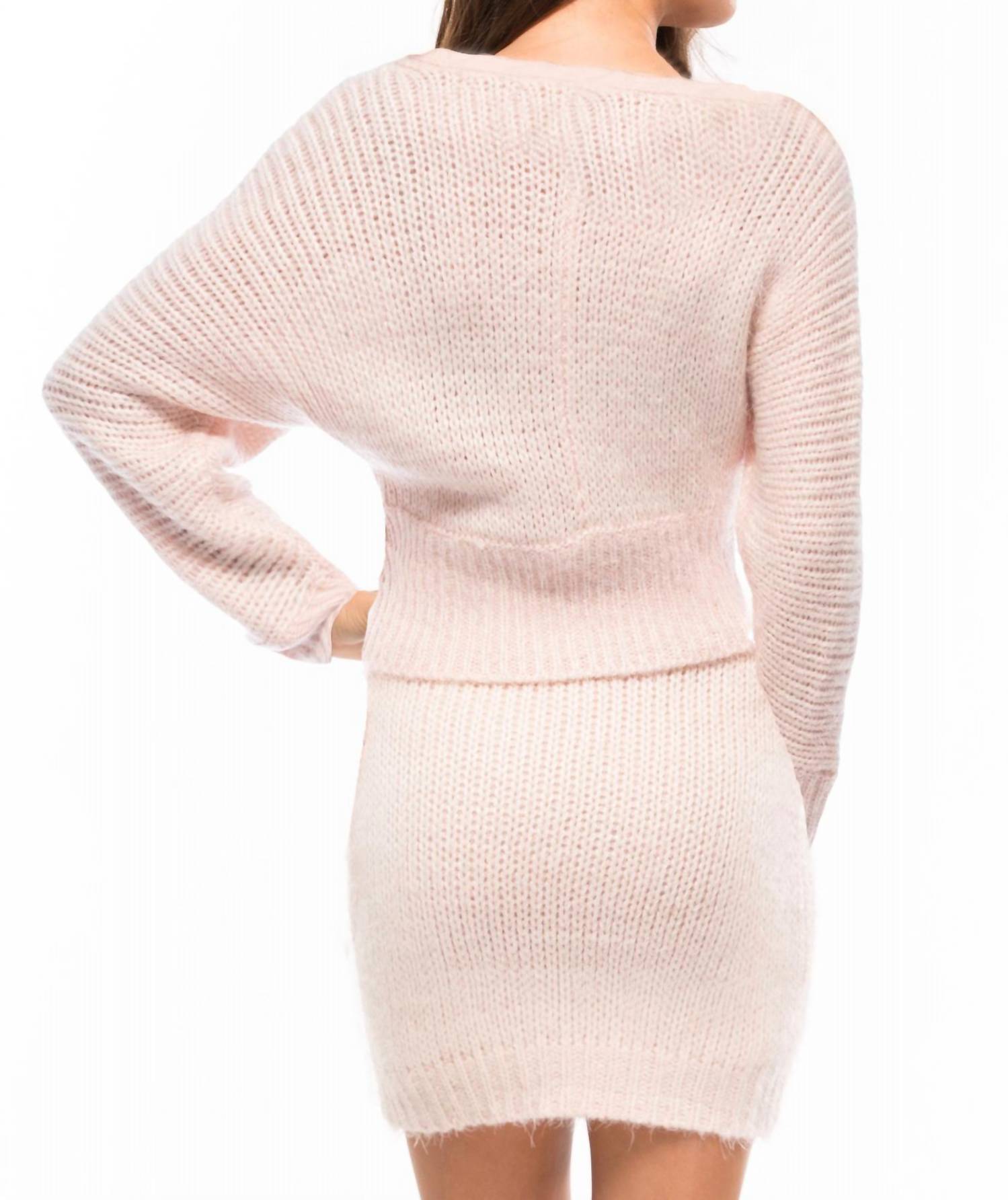 Asilio - The Pink Slipper Sweater - acrylic - clothing - pink