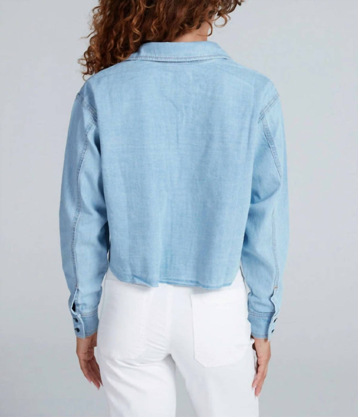 Askk Ny - Cropped Denim Shirt