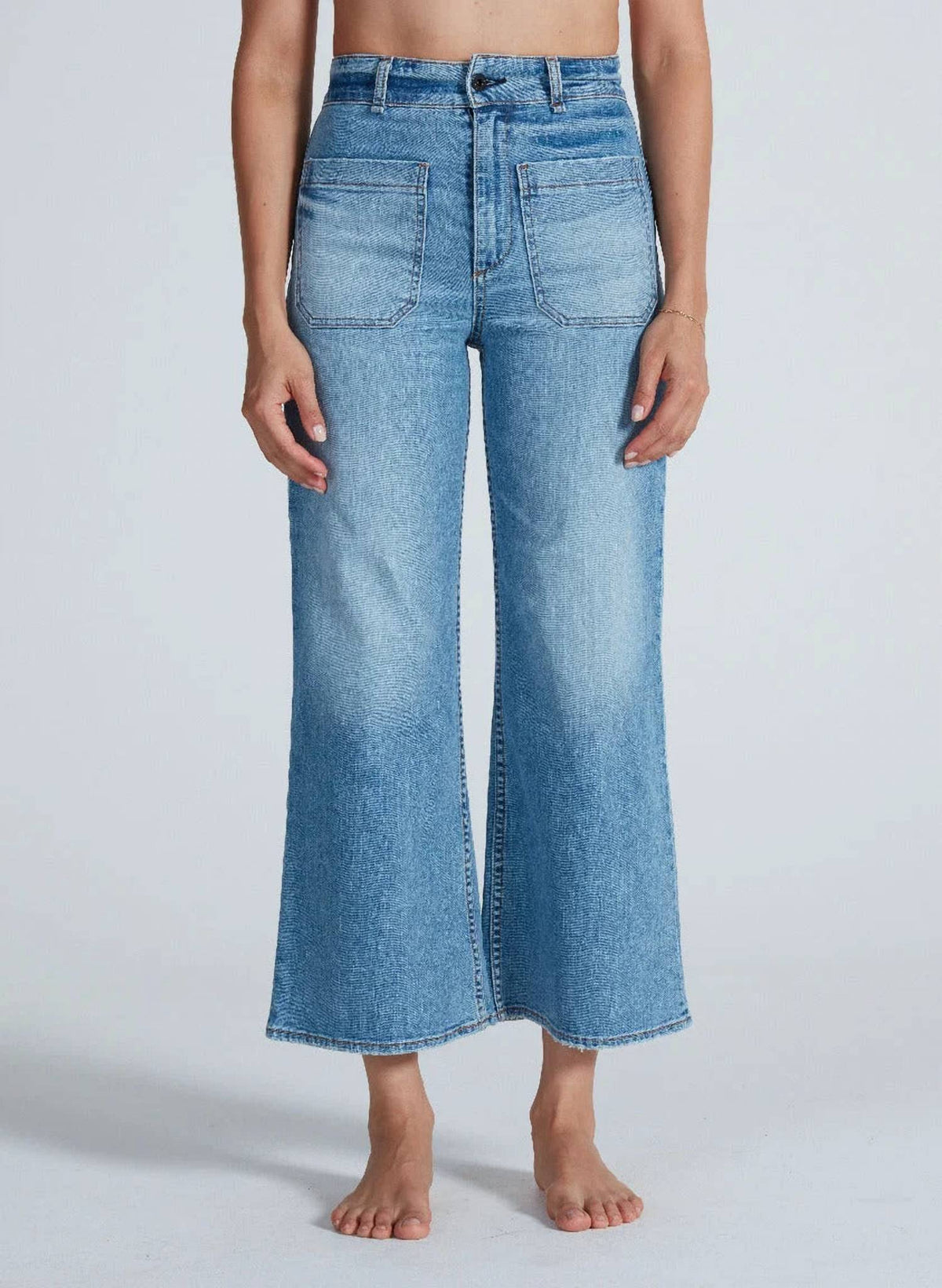 Askk Ny - Cropped Sailor Denim