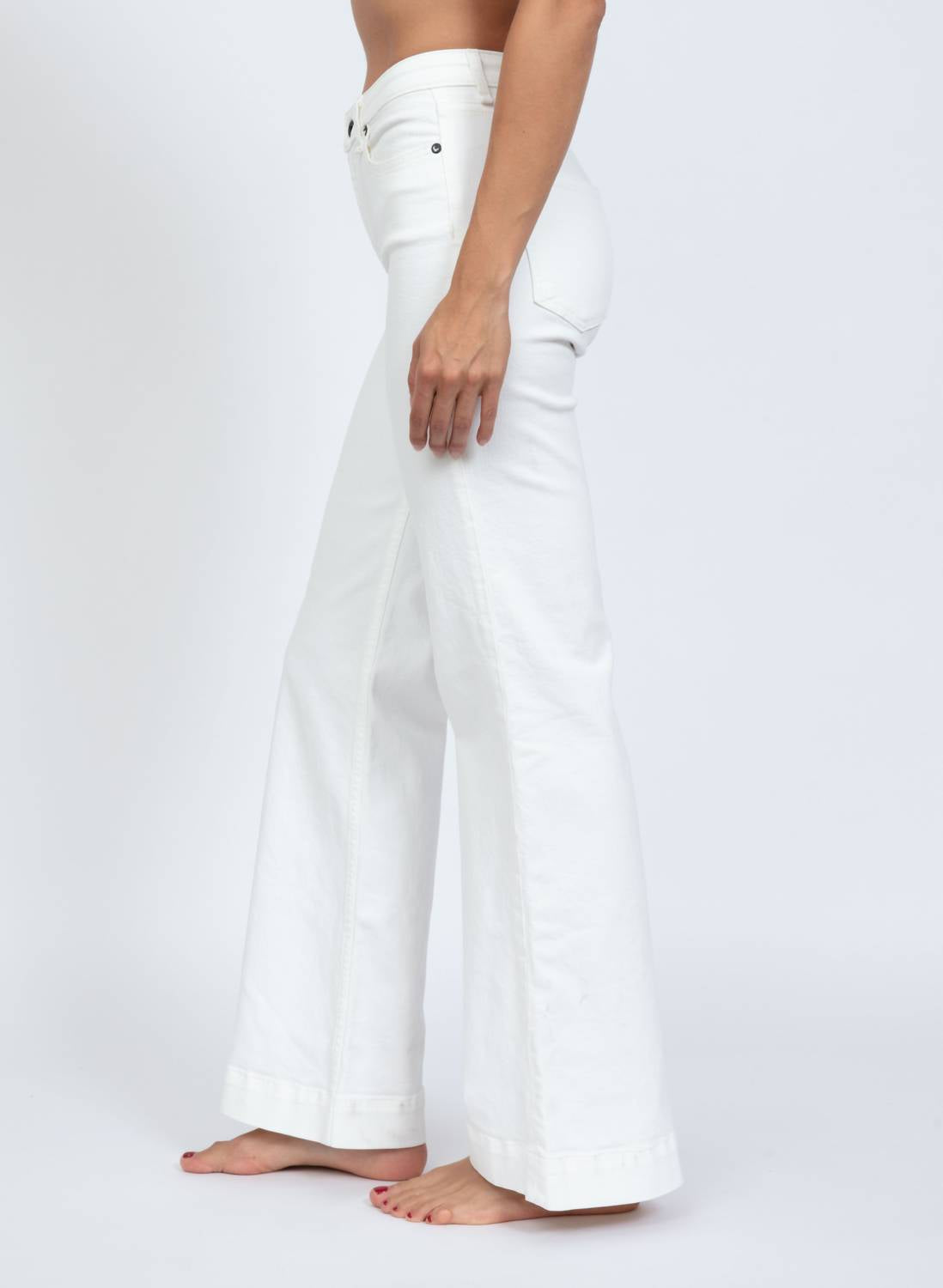 Askk Ny - Juniper Wide Leg Linen Jeans