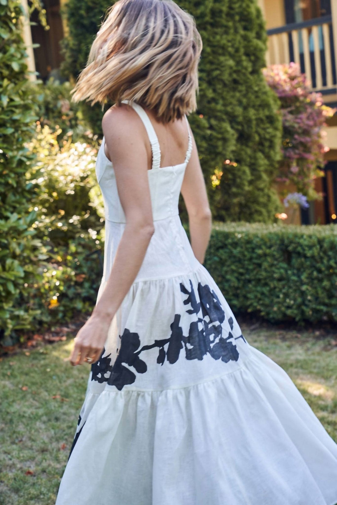 Aston Studio - Ares Tiered Maxi Dress - clothing - dresses - floral