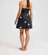 Aston Studio - Beatrix A - line Mini Dress - black - clothing - dresses
