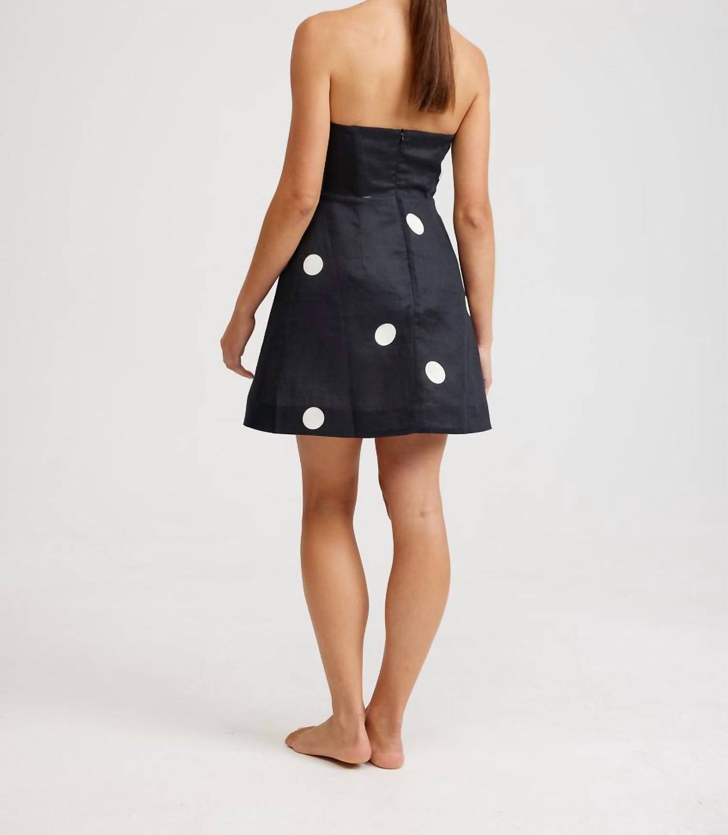 Aston Studio - Beatrix A - line Mini Dress - black - clothing - dresses