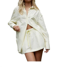 Aston Studio - Buddy Stripe Long Sleeve Shirt - blouses - clothing - cotton