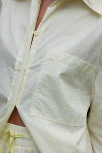 Aston Studio - Buddy Stripe Long Sleeve Shirt - blouses - clothing - cotton