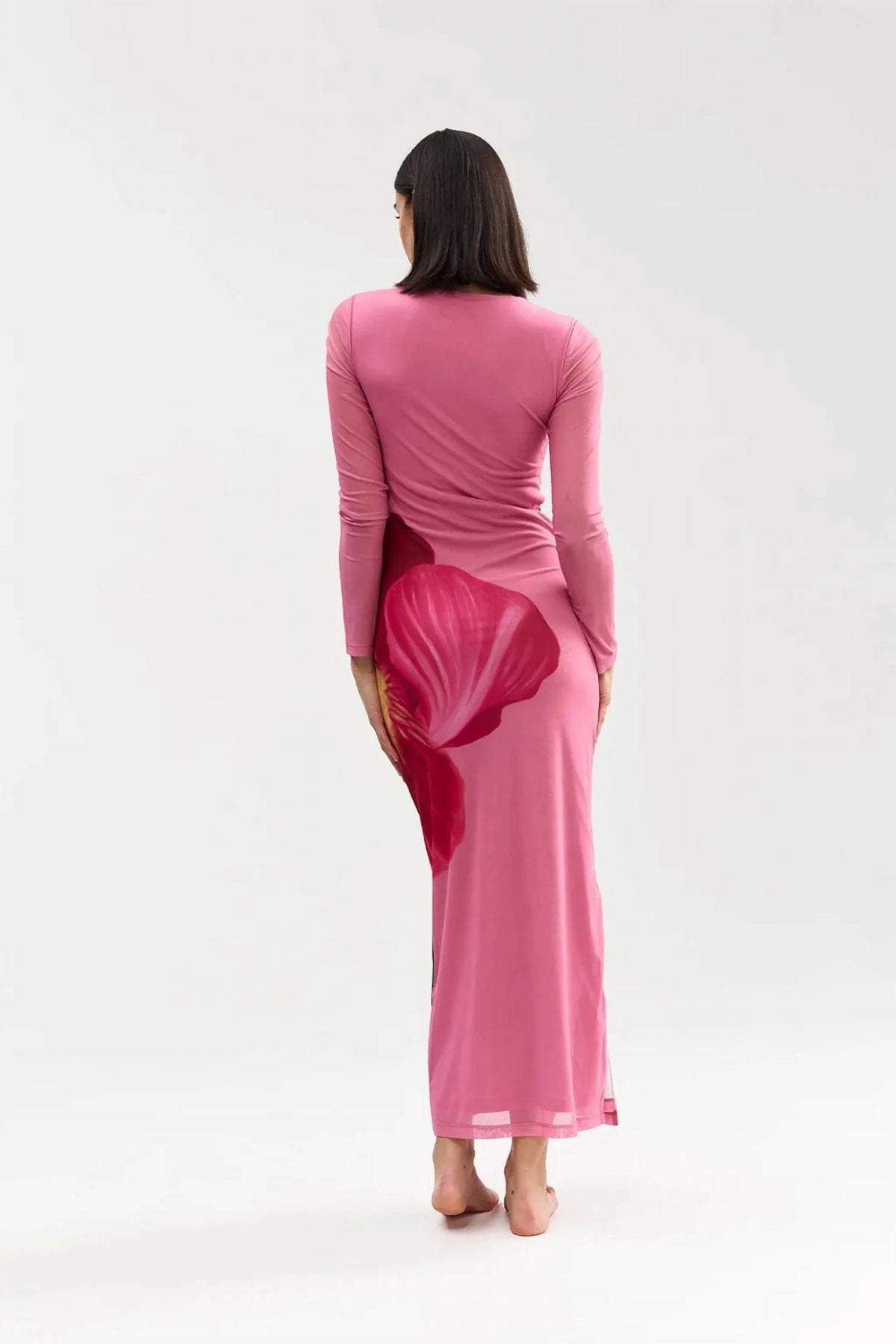 Aston Studio - Ezli Mesh Midi Dress