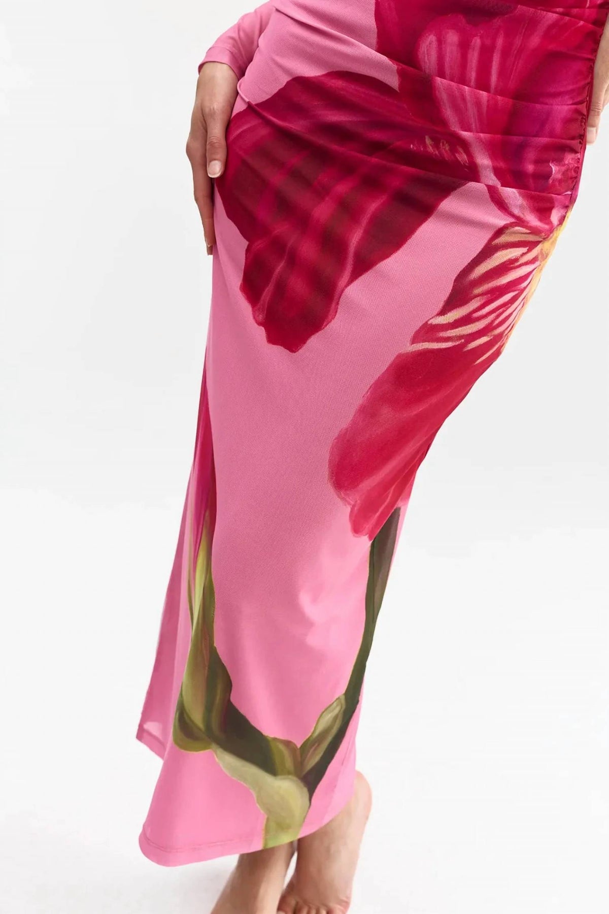 Aston Studio - Ezli Mesh Midi Dress