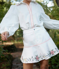Aston Studio - Maggie Flare Hem Skirt - clothing - cotton - floral
