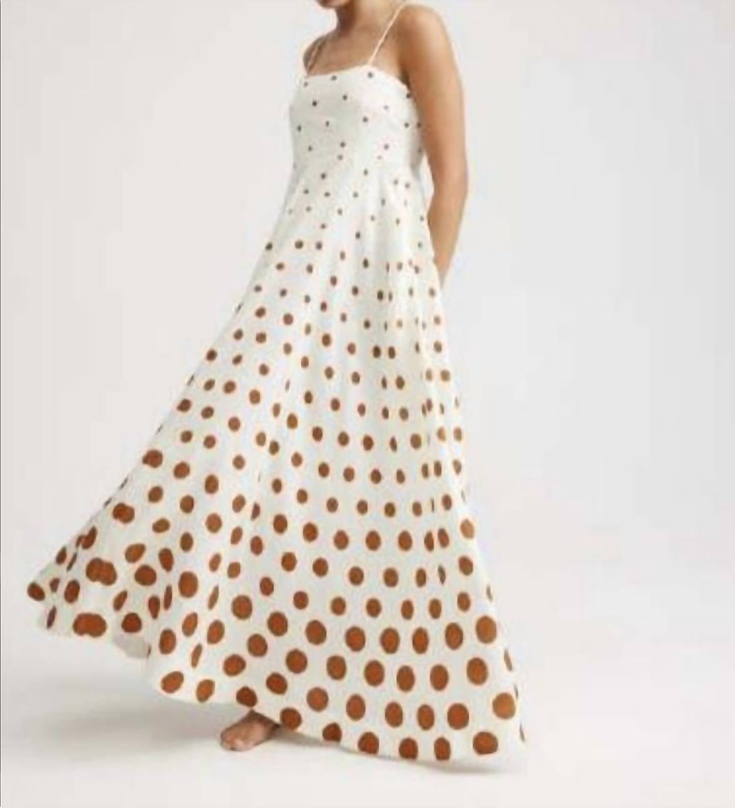 Aston Studio - Rue Square Neck A - line Maxi Dress - clothing - cotton - dresses