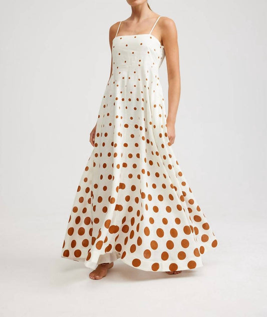 Aston Studio - Rue Square Neck A - line Maxi Dress - clothing - cotton - dresses