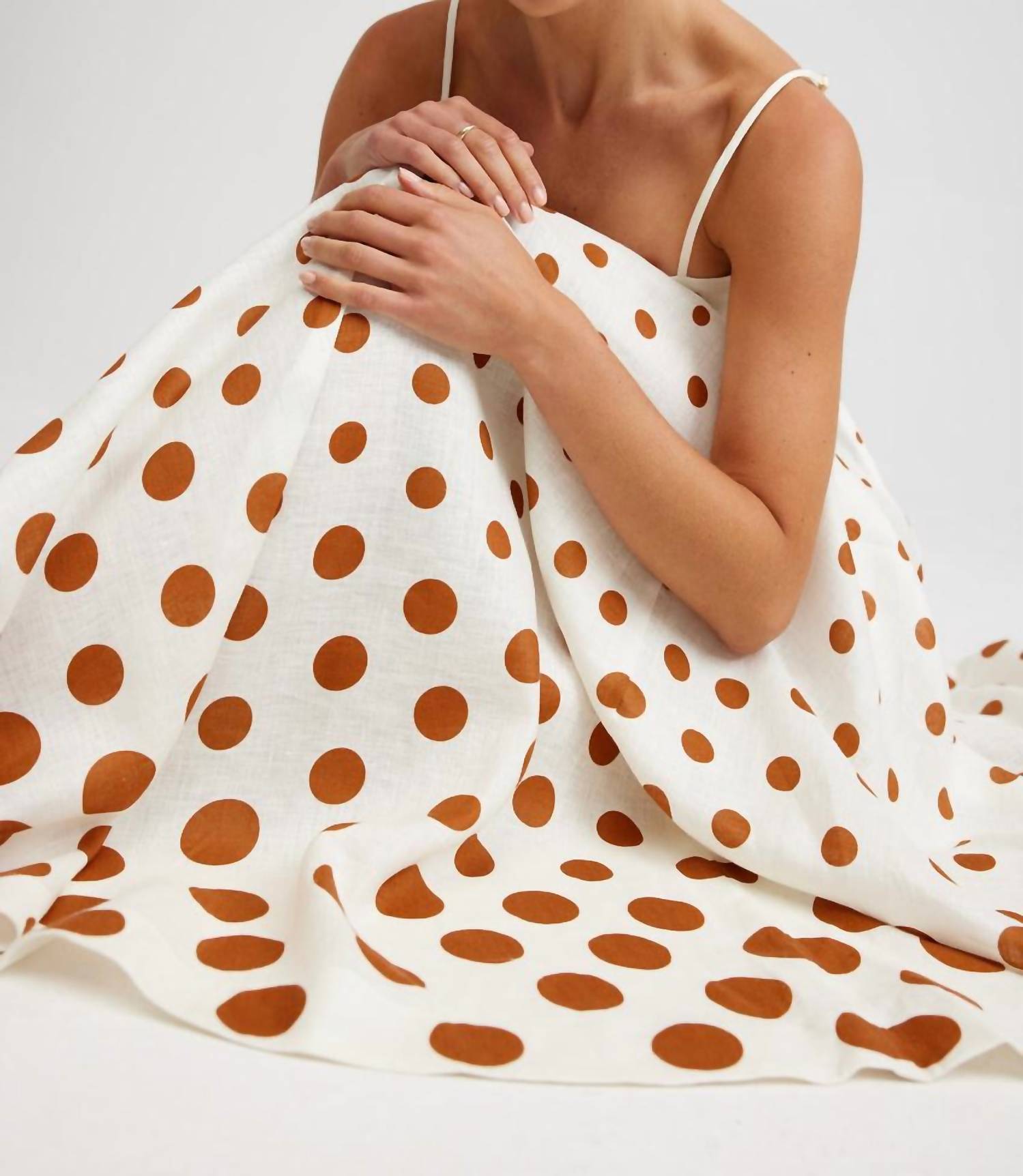 Aston Studio - Rue Square Neck A - line Maxi Dress - clothing - cotton - dresses