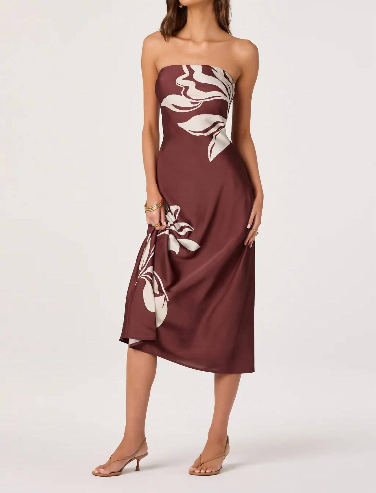Astr - Annabeth Strapless Maxi Dress