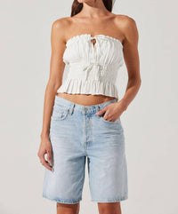Astr - Biffy Strapless Top