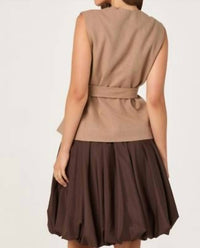 Astr - Darrien Belted Asymmetric Vest
