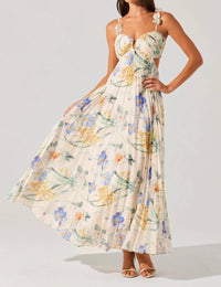Astr - Emese Dress - blue - clothing - dresses