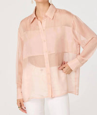 Astr - Evie Sheer Button Up Shirt