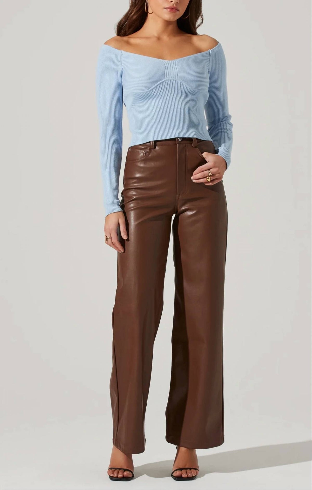 Astr - Harlie Off-shoulder Sweater