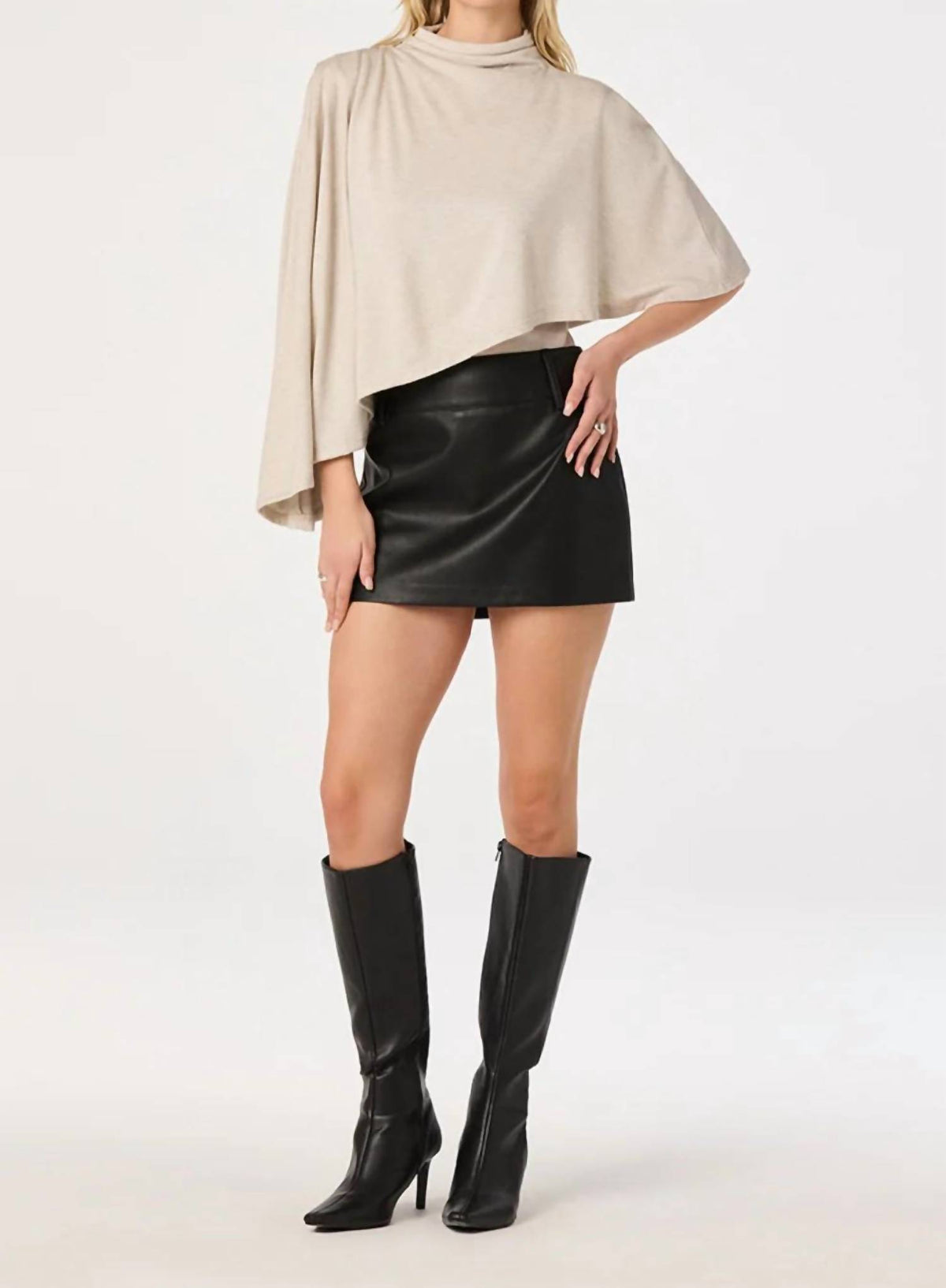 Astr - Jailene Poncho Top