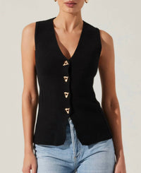 Astr - Jayce V-neck Sweater Vest