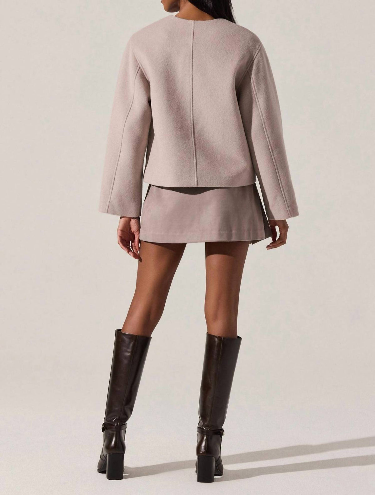 Astr - Jennah Wool-blend Wrap Jacket