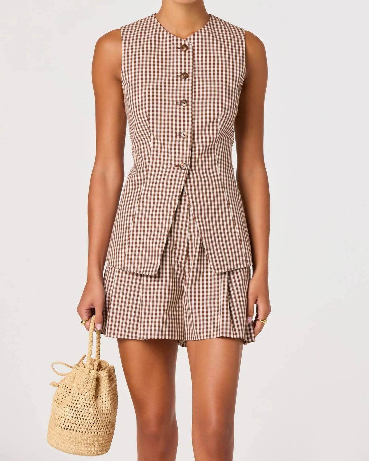 Astr - Karan Button Front Vest