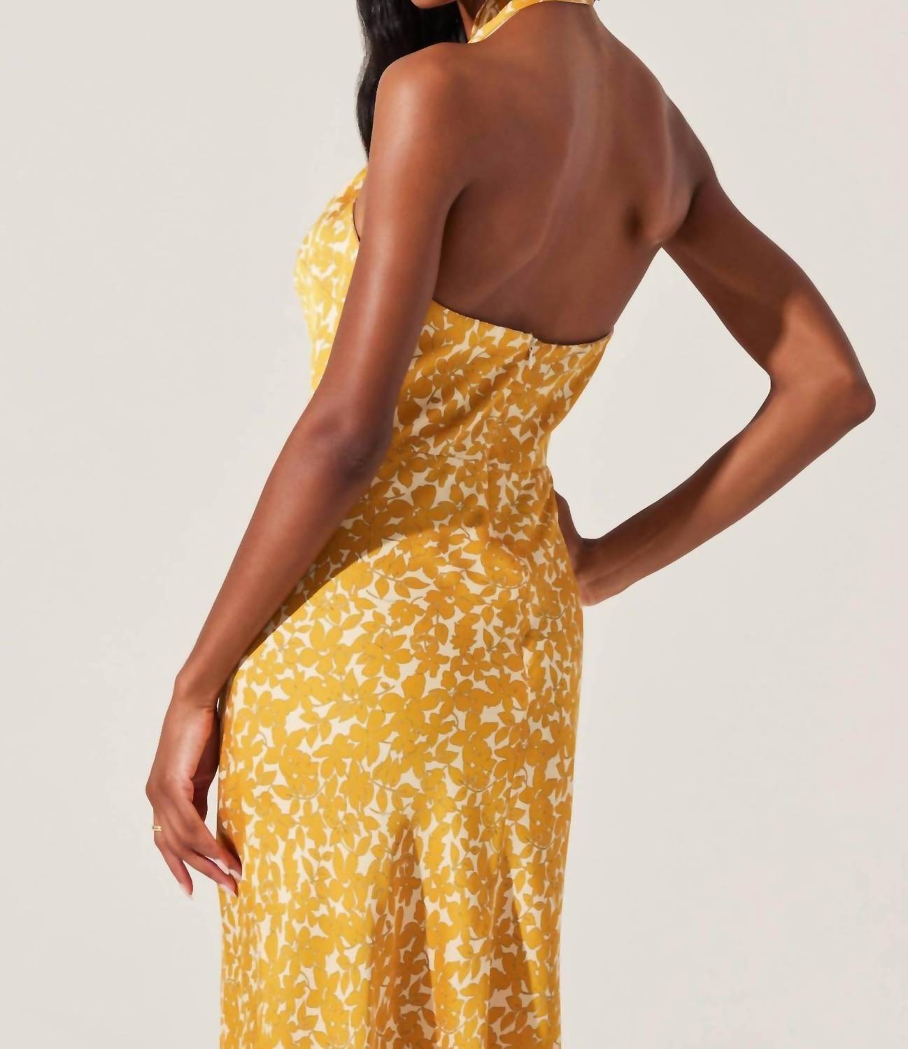 Astr - Marissa Floral Halter Neck Dress - clothing - dresses - floral