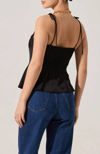 Astr - Selena Peplum Top