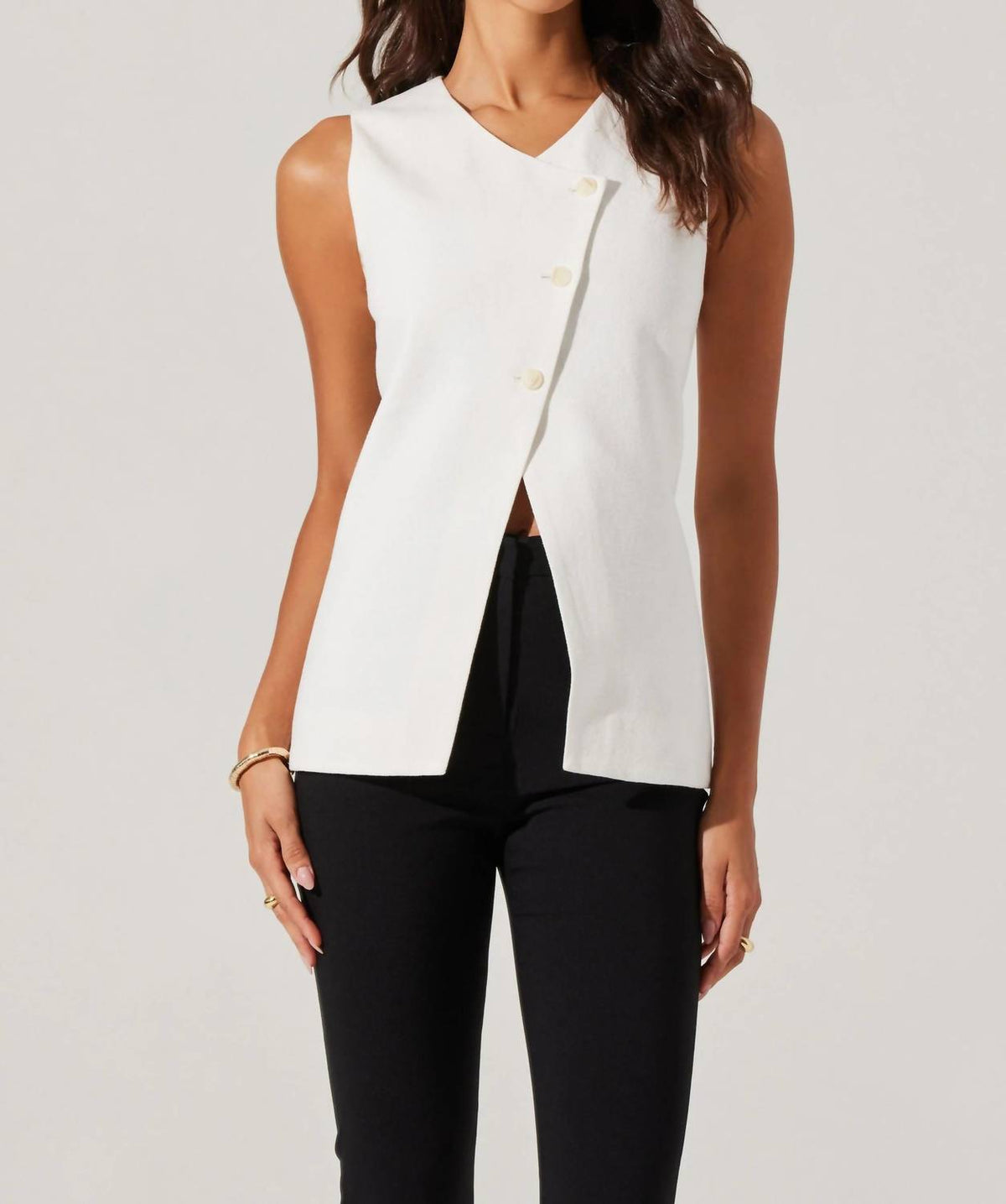 Astr - Sonja Asymmetrical Vest
