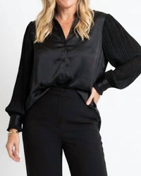 Astrid - Kate Long Sleeve Button Up Blouse