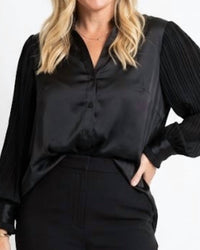 Astrid - Kate Long Sleeve Button Up Blouse
