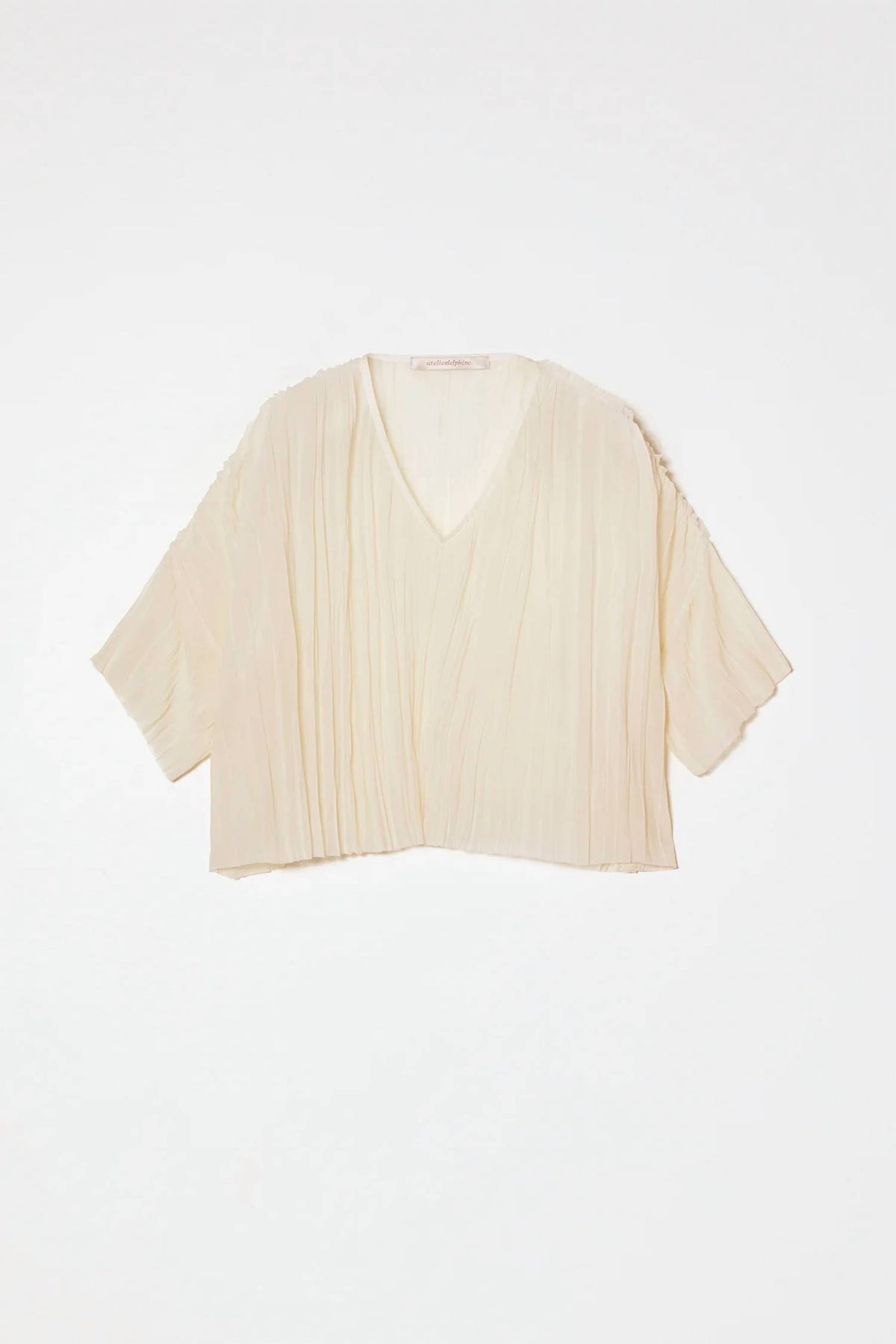 Atelier Delphine - Flared Random Pleats Tee