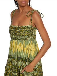 Atelier - Viviana Geometric Braided Maxi Dress - clothing - cotton - dresses