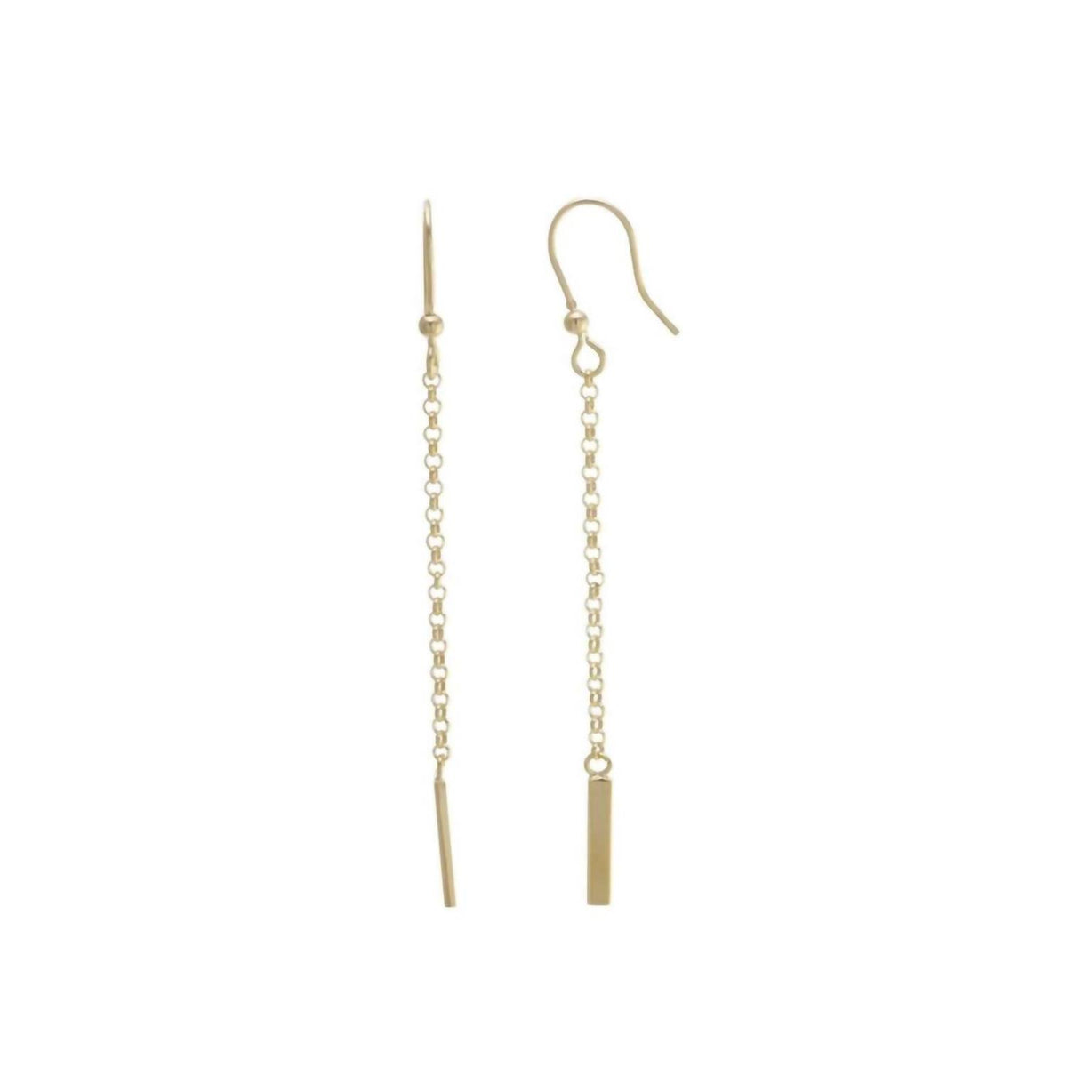 Athra - Women's Bar Chain Drop Earring