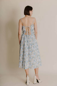 Aureum - Corset Ruffle Midi Dress