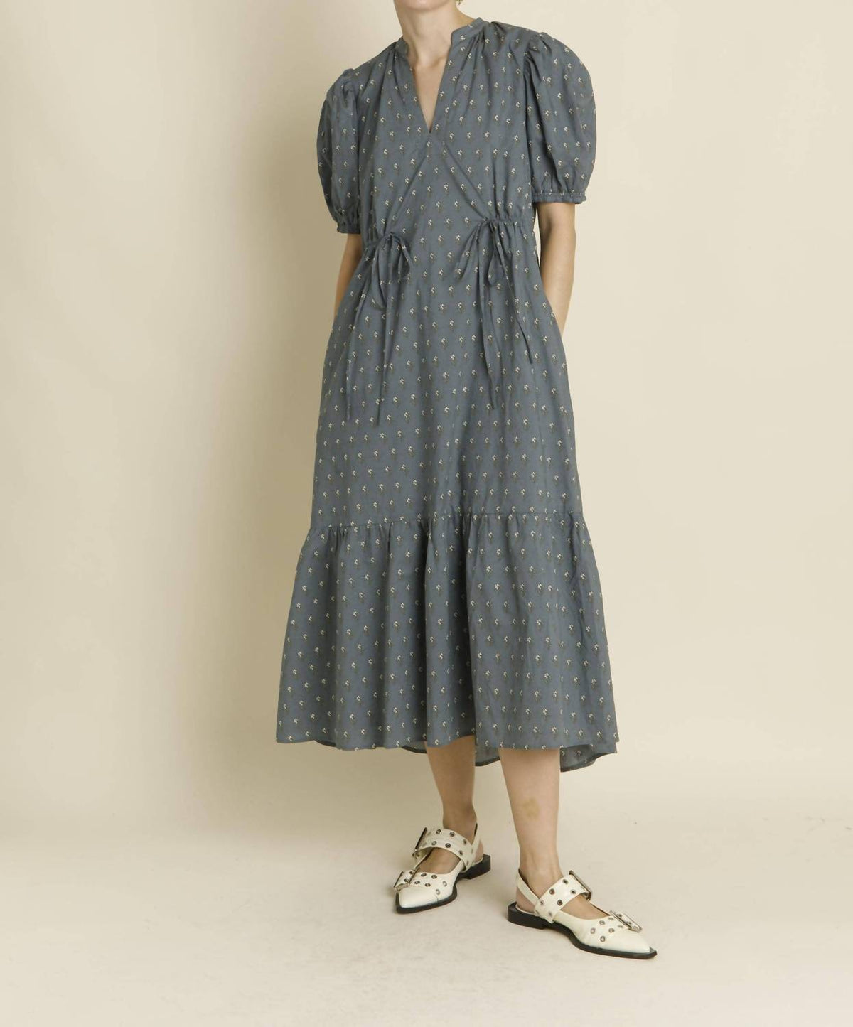 Aureum - Floral Midi Dress