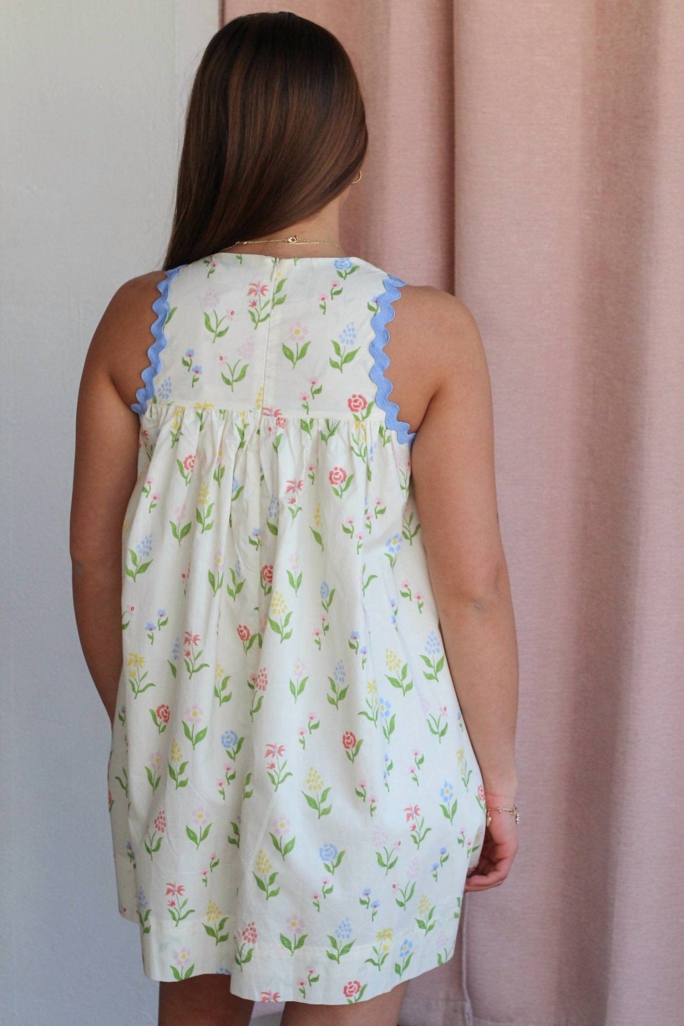 Aureum - Floral Sweetheart Mini Dress - clothing - collection:Graddresses(Auto) - collection:vacationdresses(Auto)