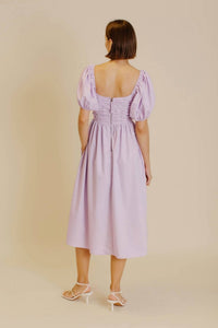 Aureum - Grosgrain Midi Dress - clothing - dresses - midi