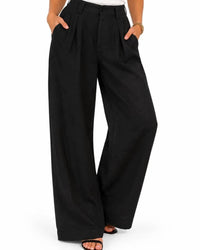 Aureum - High Rise Linen Pant