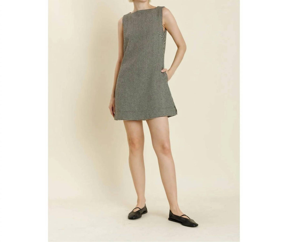 Aureum - Houndstooth Mini Dress