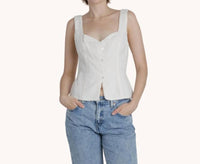 Aureum - Juliette Linen Top